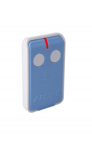 Life MAXI 2 Blue 2 Channel Remote Control Rolling Code 433,92 MHz Replace FIDO2