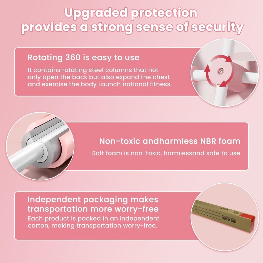 Yoga Stick - Posture Corrector Stick - Posture Rod - Back Crack Corrector - C...