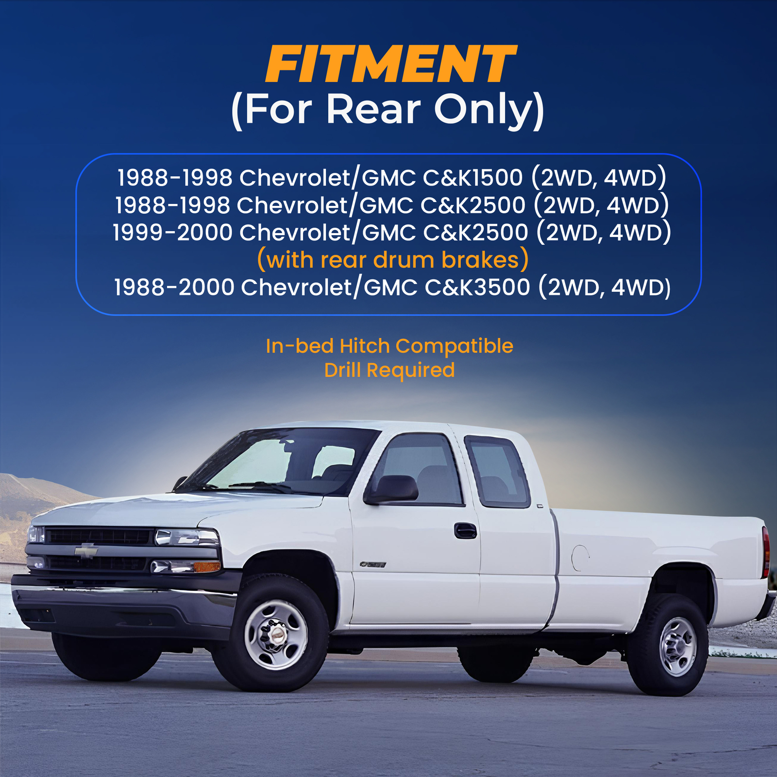 Airbag Air Bag Suspension Kit for 1988-1998 Chevrolet Chevy C2500 K2500 2500