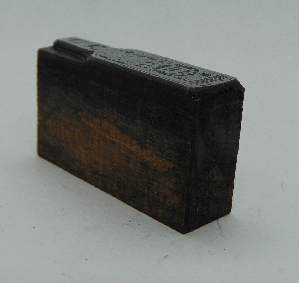 Printing Letterpress Printers Block Vodka Bottle