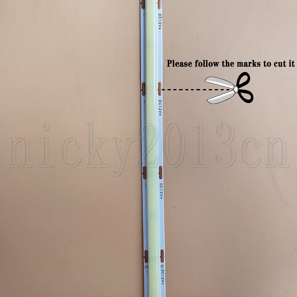 Fancy 12V COB LED Flexible Strip Light Tape Rope IP44 Waterproof Super Bright