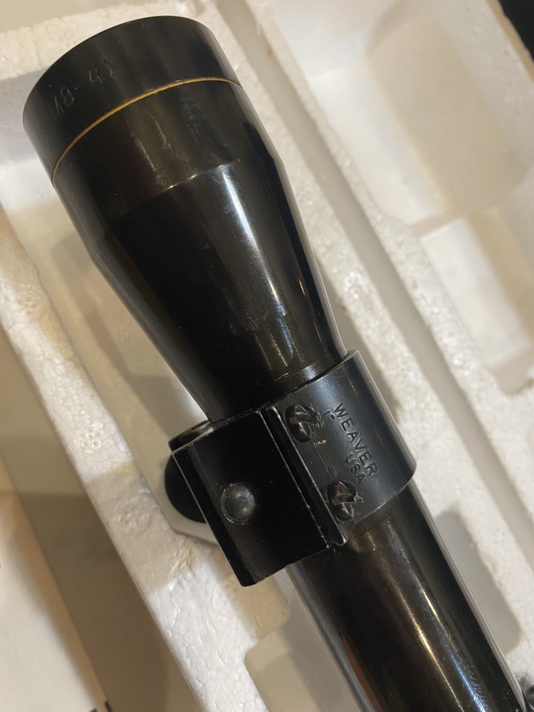 Leupold M8-4x Rifle Scope with Unique Post & Duplex Reticle