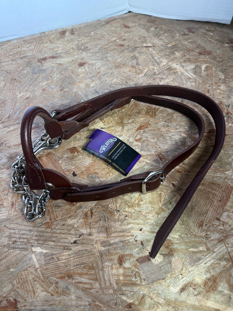 Weaver Leather Dairy Beef Rounded Show Halter Small Brown