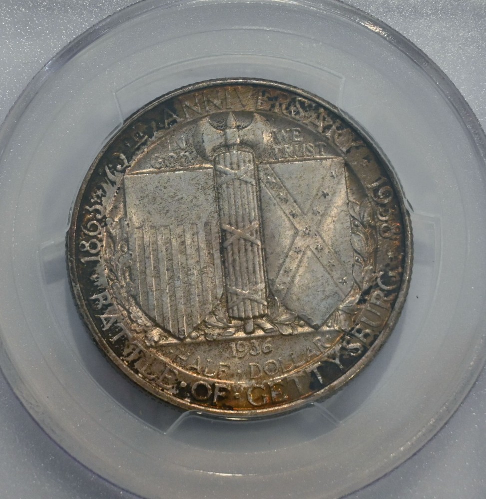 1936 Gettysburg Commemorative Half PCGS MS66 CAC approved!
