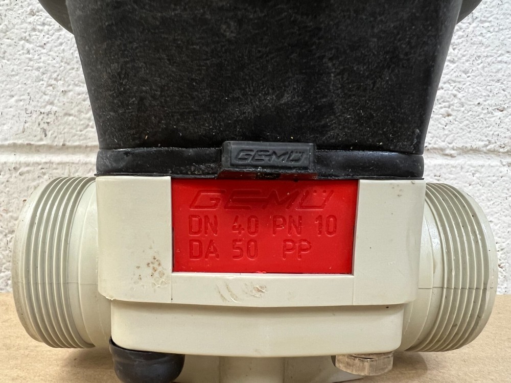 Gemü DN 40 PN10 DA 50 PP Diaphragm Valve