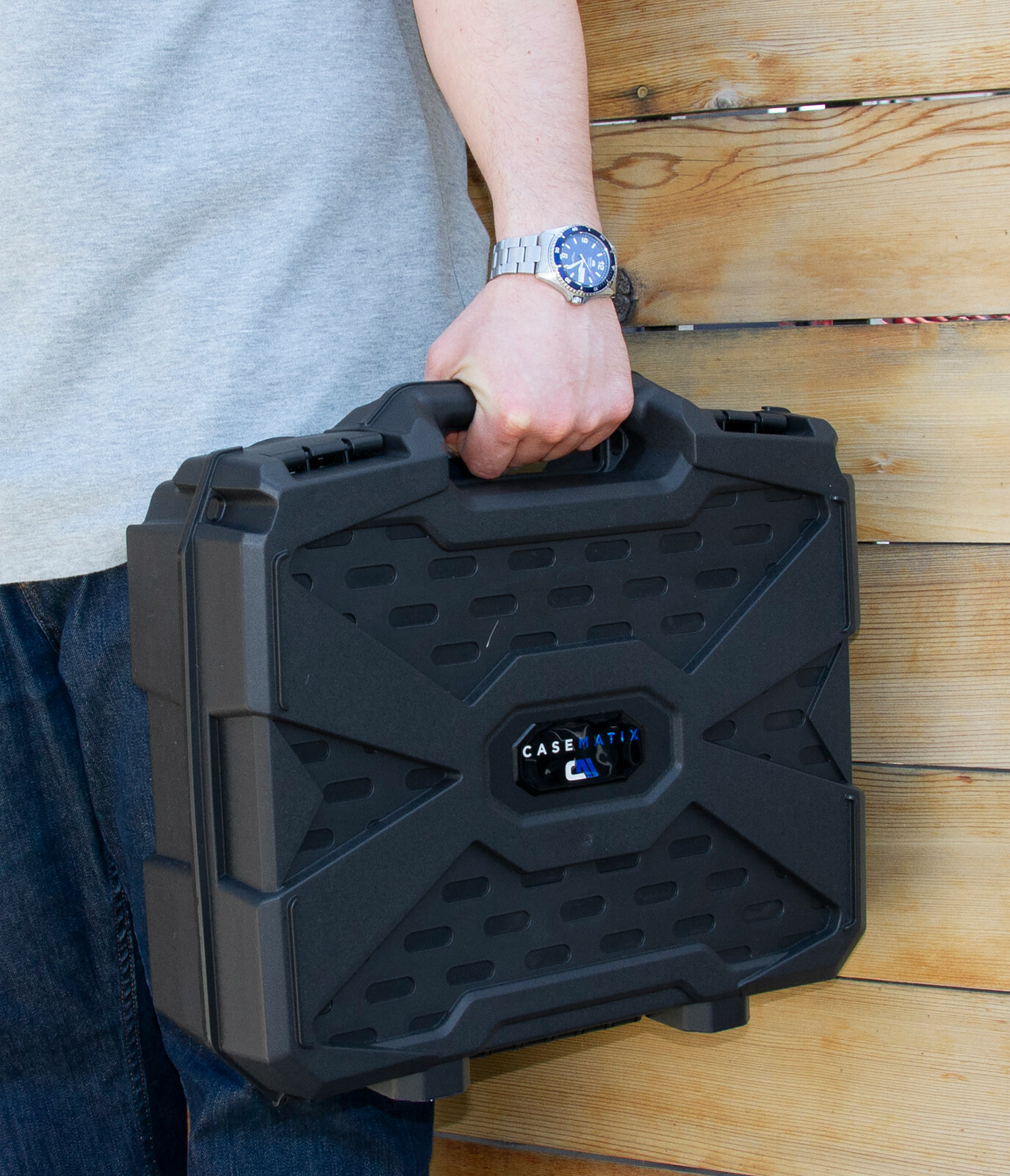 CM Microphone Case For 12 Wireless Mic System Microphones -Hard Shell Protection