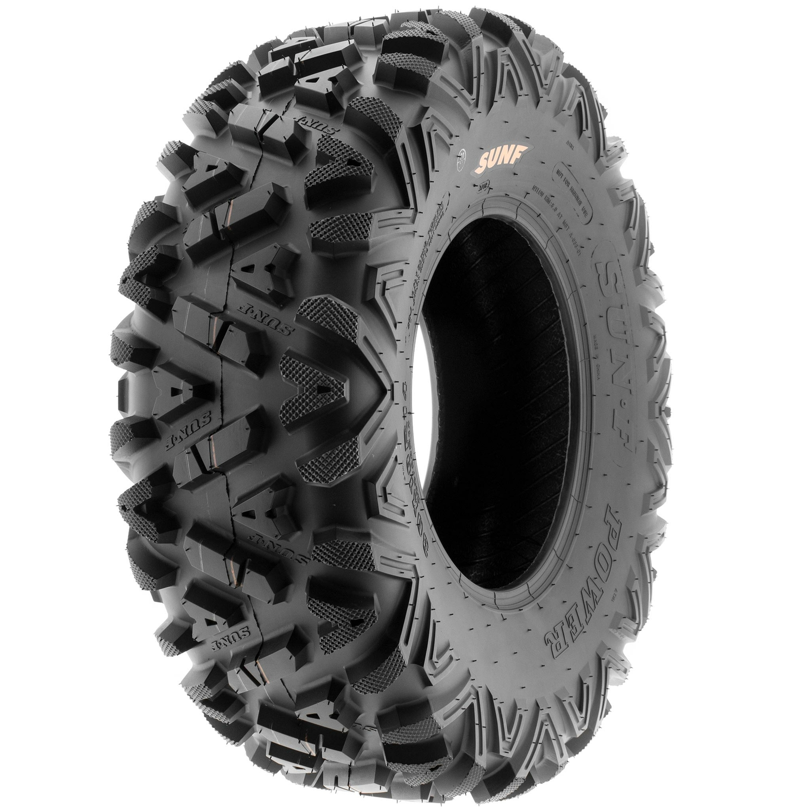 SunF A033 Power I All Terrain ATV UTV Tubeless Tires [Set of 4]