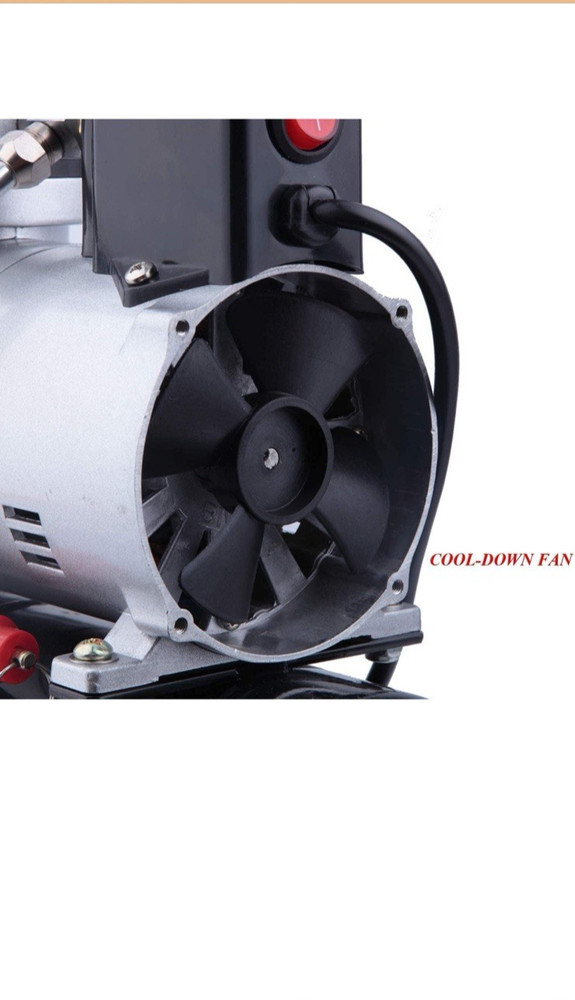 Timbertech Airbrush Single- Piston All Free Mini Compressor