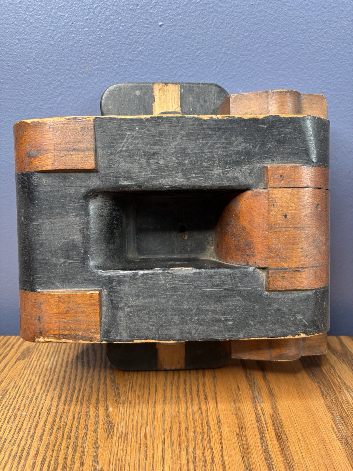 Vintage Industrial Bethlehem Steel Wood Sand Forms For Tool Parts Form Art Mold