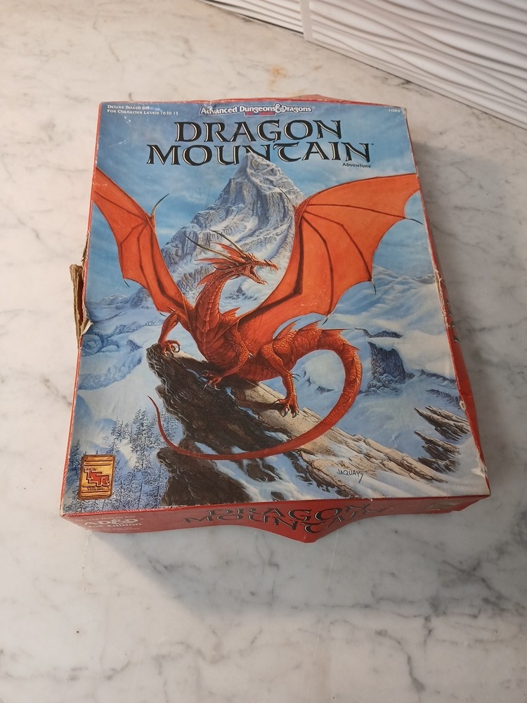 AD&D 2nd Edition Dragon Mountain Adventure Box Set