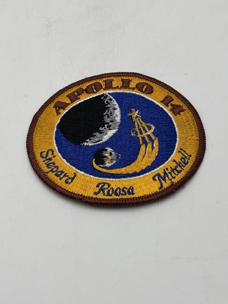 NASA Apollo 14 1971 Space Mission Astronauts Shepard Mitchell Roosa Moon Patch