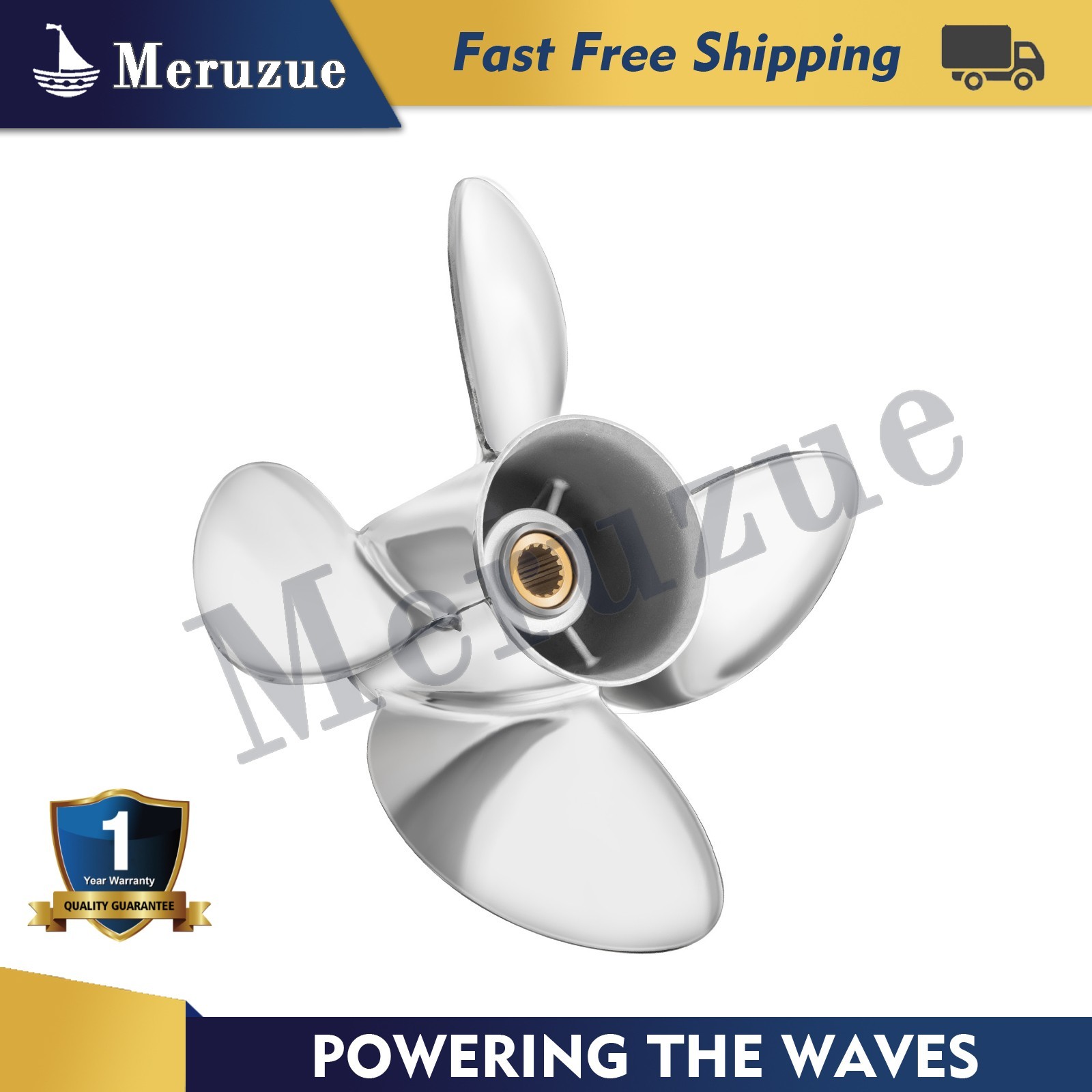 14 x 21 Stainless Propeller fit Mercury 135 150 175 200 225 250 300HP 15T RH