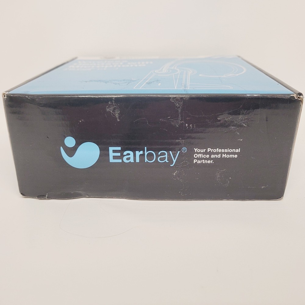 Earbay Wireless Headset with Microphone, Bluetooth V5.0, Charging Base, White