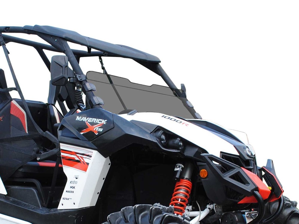SuperATV Dark Tinted Half Windshield for Can-Am Maverick (2013+)