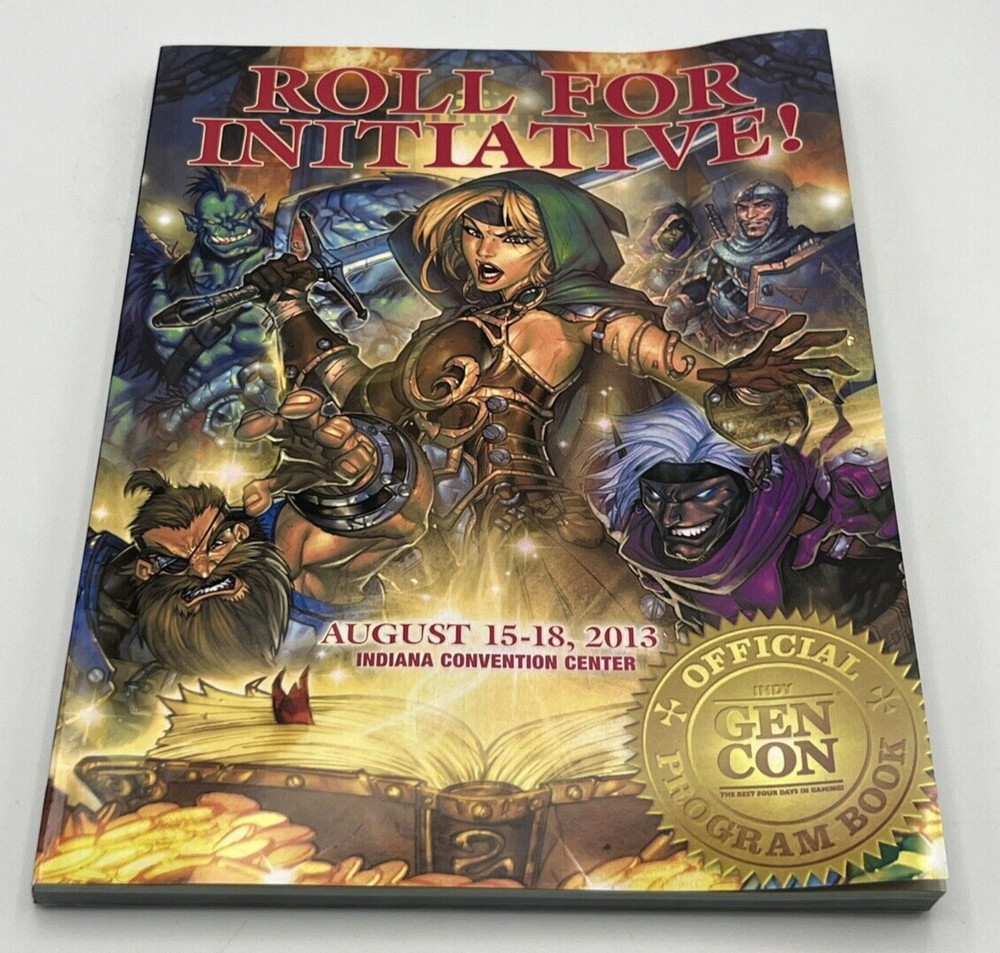 Gen Con 2013 Program Guide Book Gencon Indianapolis Indiana Indy