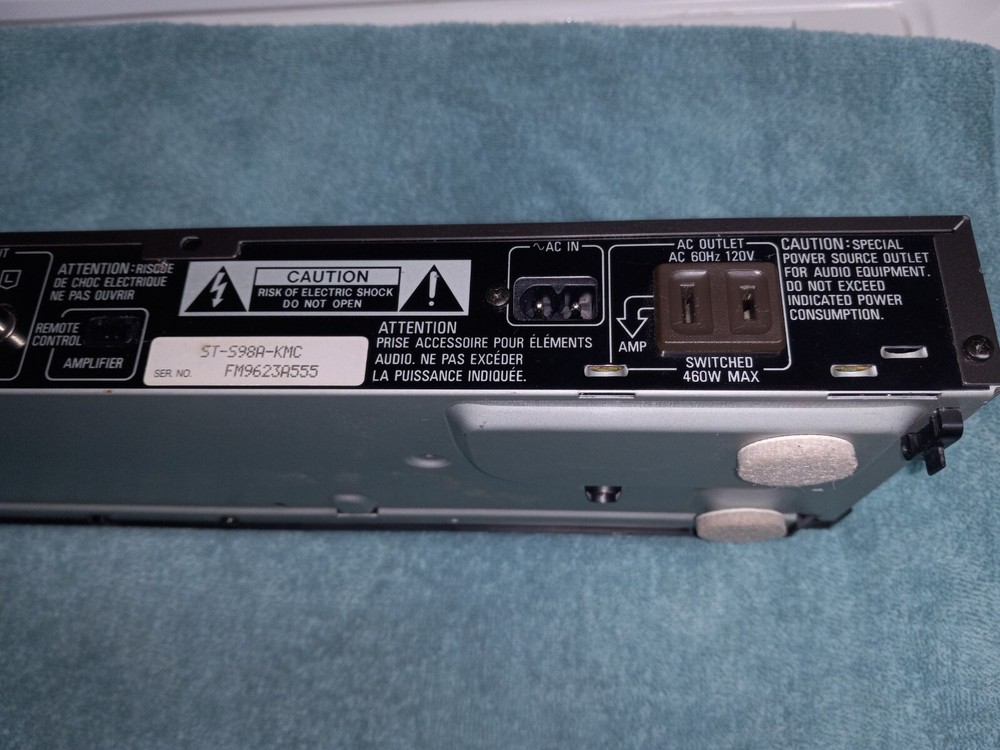 Technics ST-S98A FM/AM Tuner working