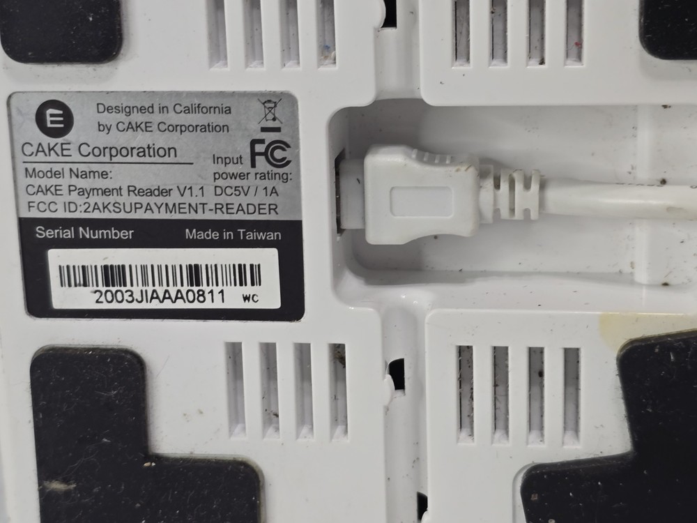 Cake Payment Reader POS V1.1 / DC5V / 1A & External Fax/Modem Adapter