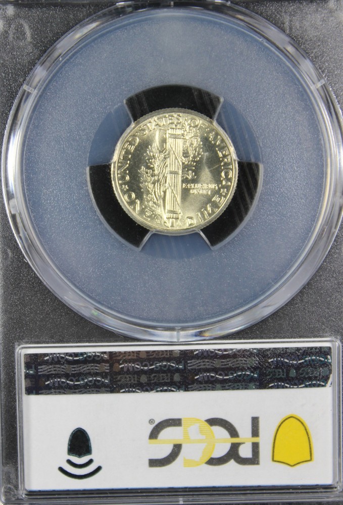 1943-S MS66FB Mercury Dime, PCGS 48939949