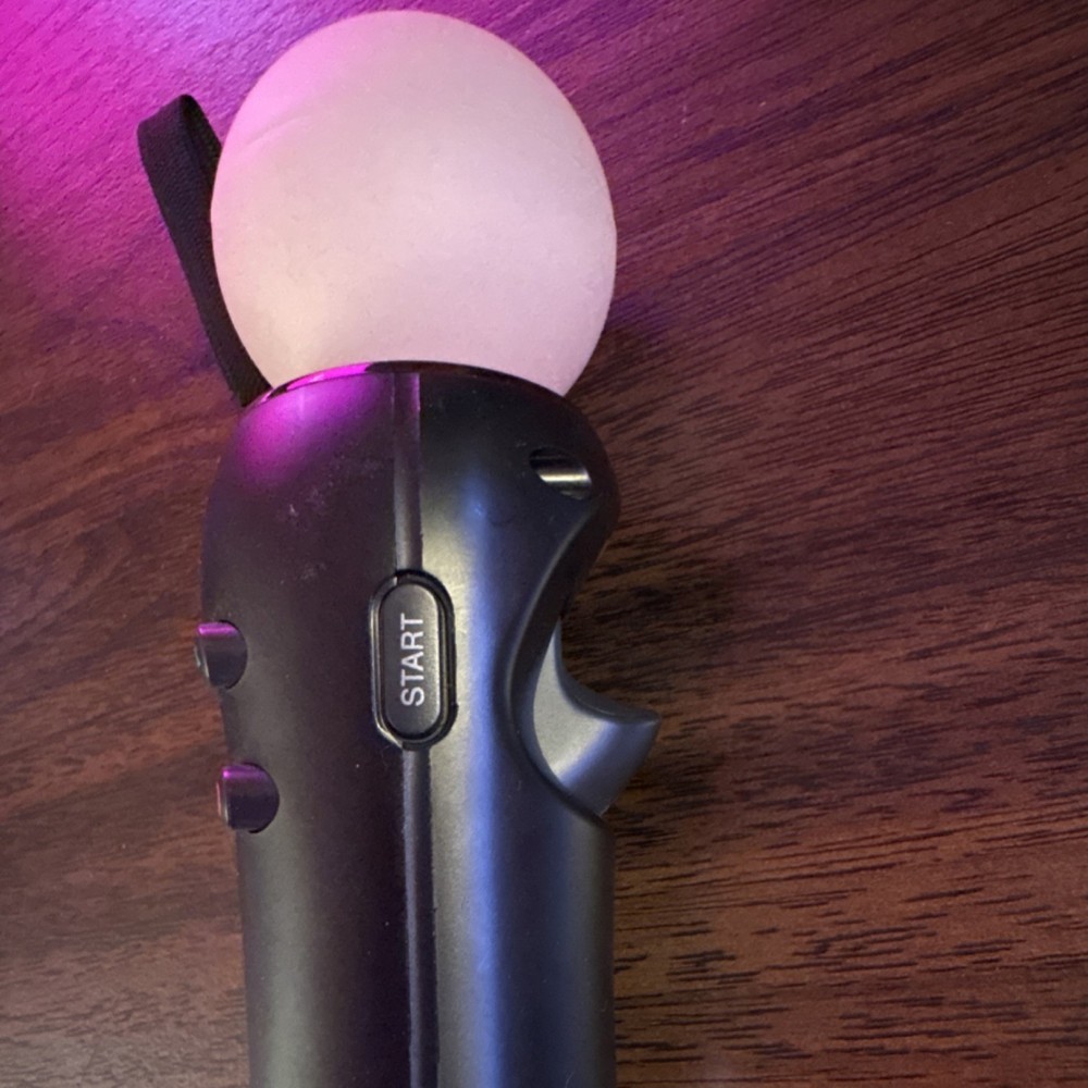 Sony PlayStation Move Motion Controller Black Wireless PS3 PS4 CECH-ZCM1U
