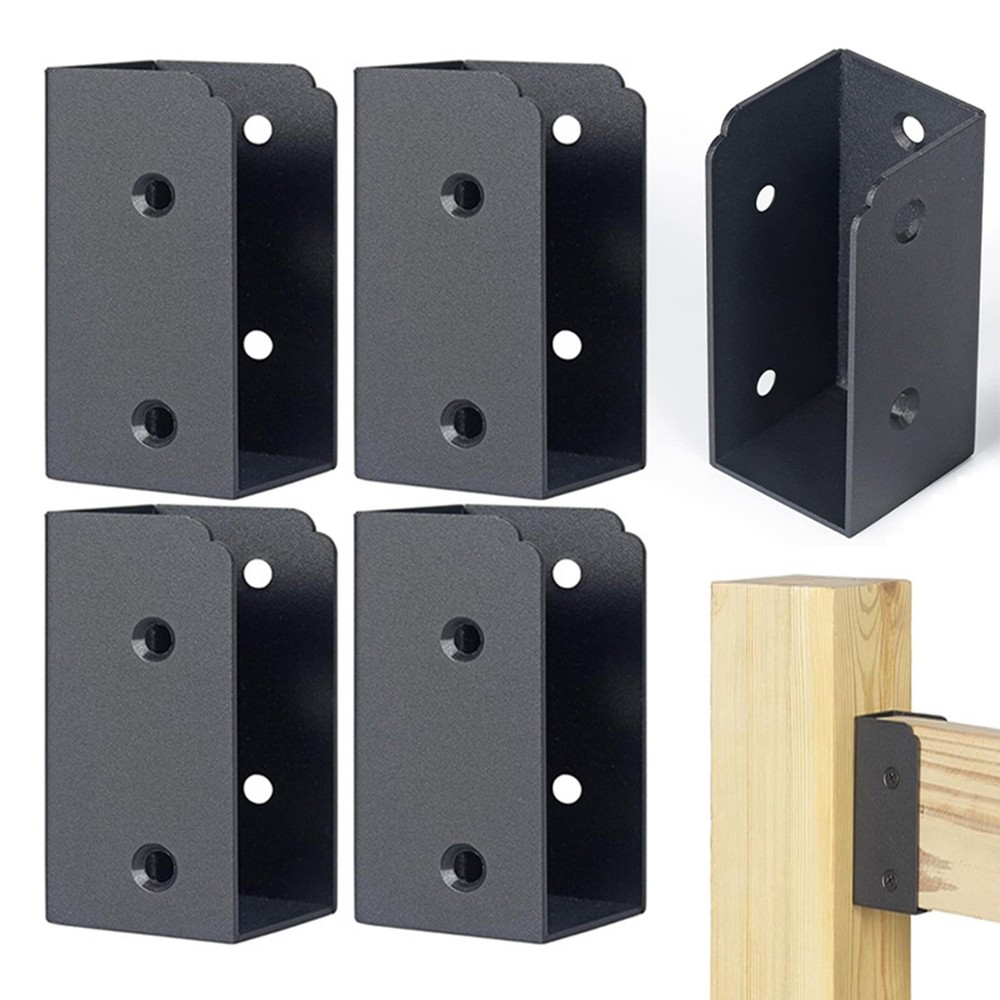8Pcs Stainless Steel Deck Railing Brackets Rustproof Corrosion Resistant Stair