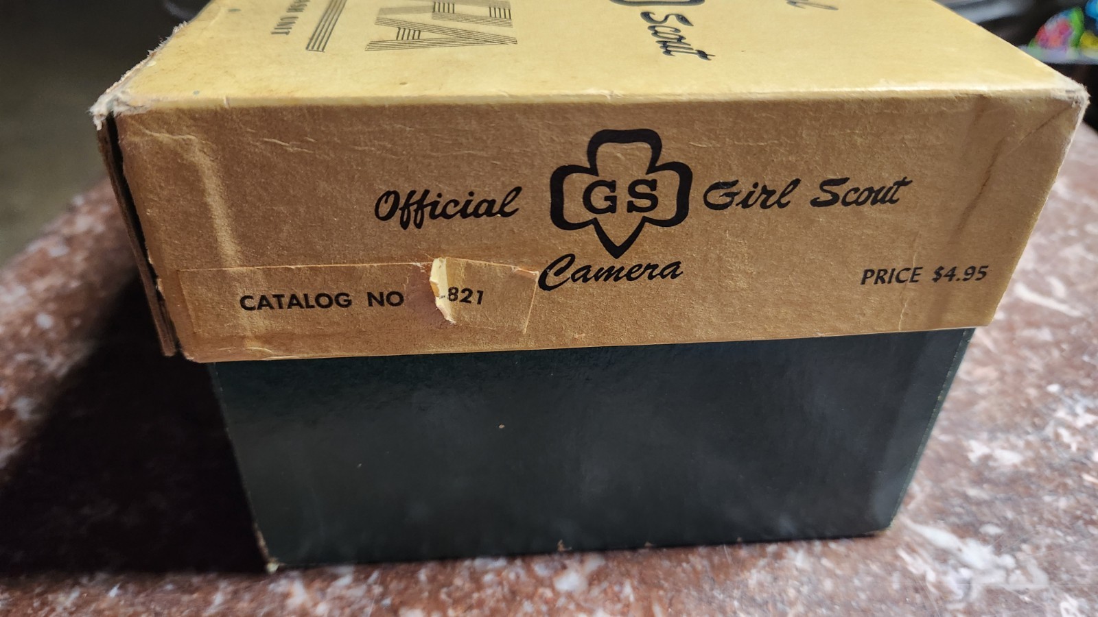 1950s Official Girl Scout Camera With M2 Plus Flash. Cat. No. 821 W/Box. RARE
