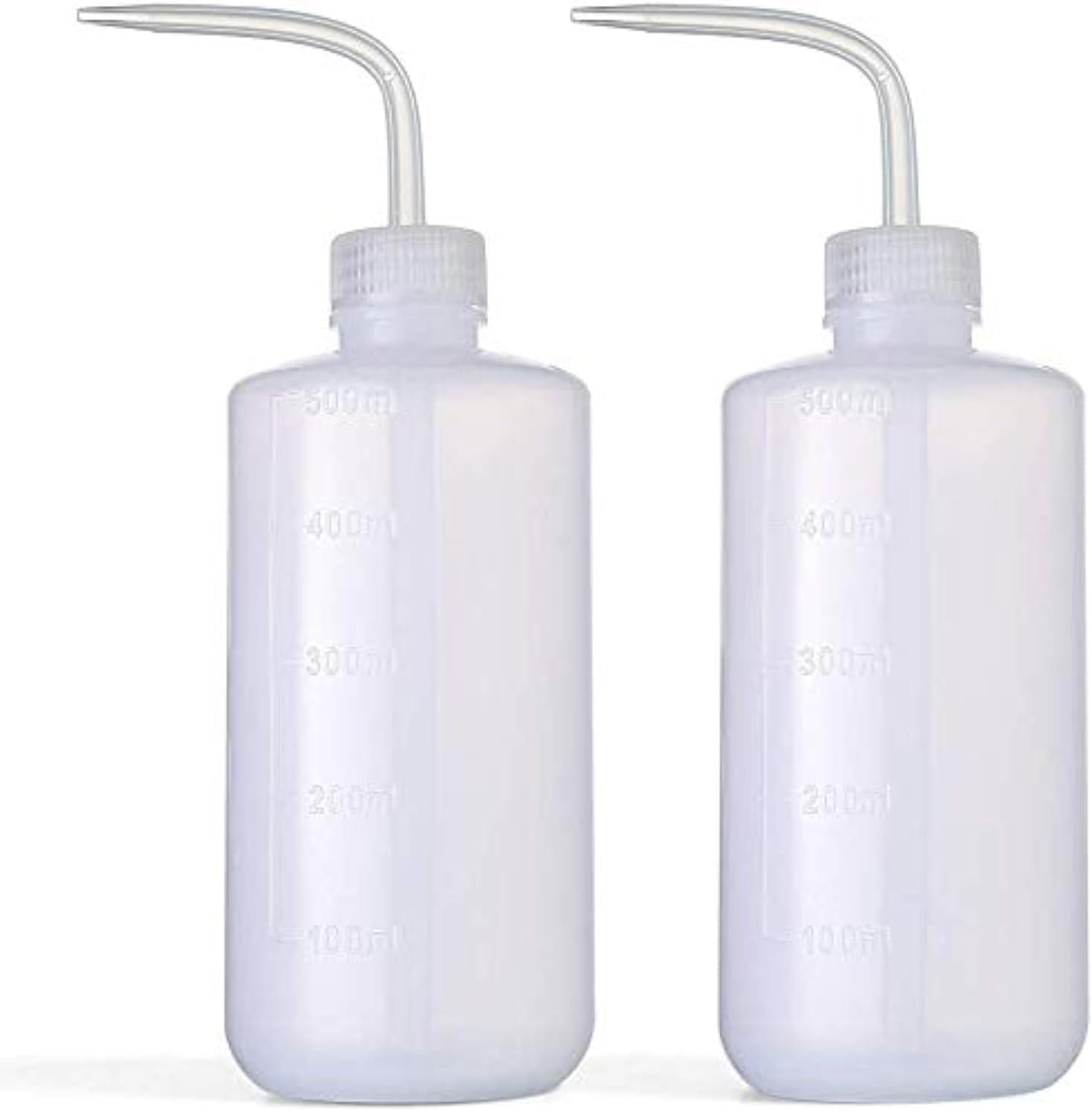 2PCS 500ml Tattoo Squeeze Bottle Diffuser Wash Lab Supply Plastic Squeeze Bottle
