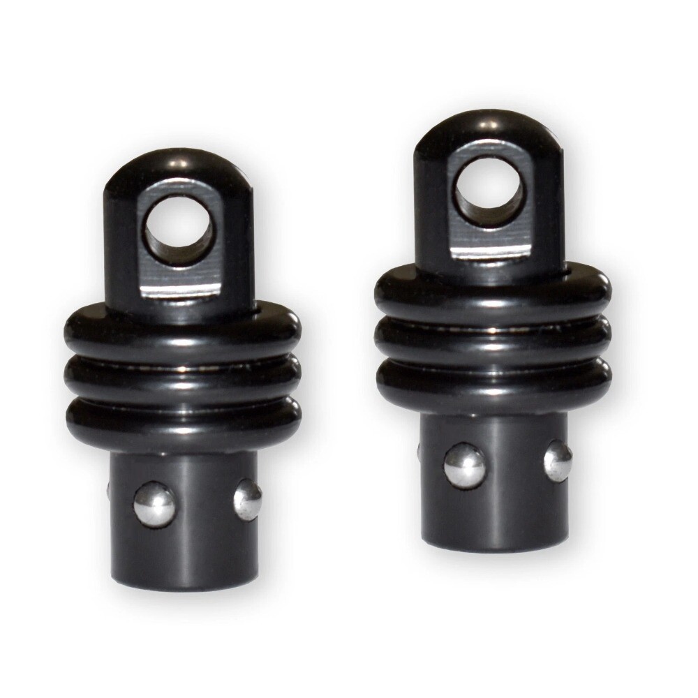 2 Pack QD Sling Swivel Mount Stud Push Button Detach Adapter 360° Rotation Base