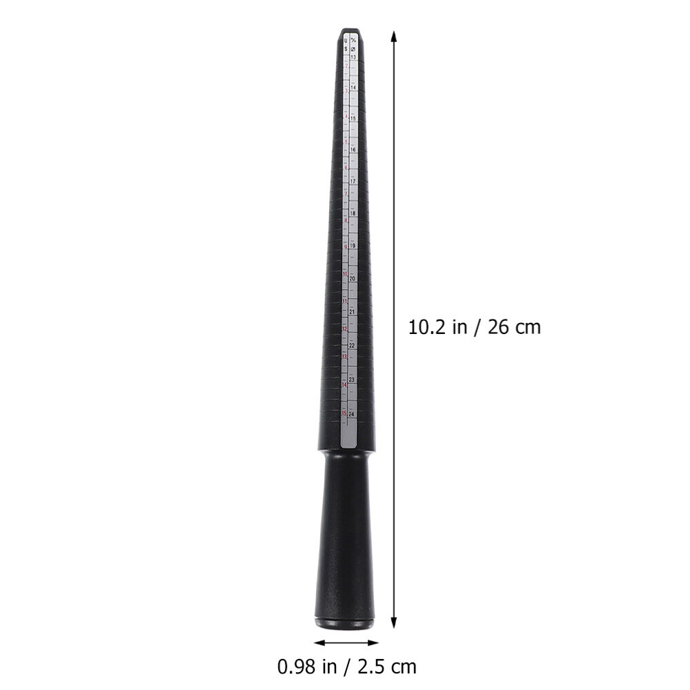 1Set Ring Sizer Set Measuring Stick Practical Ring Sizer Ring Mandrel Gauge