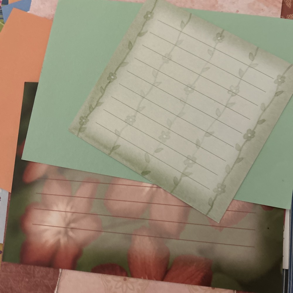 scrapbooking supplies lot used