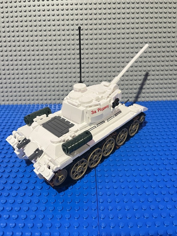 Brick built Soviet T-34