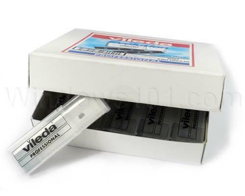 Vileda 4in/10cm Evolution Stainless Steel Blades For Pocket Scraper