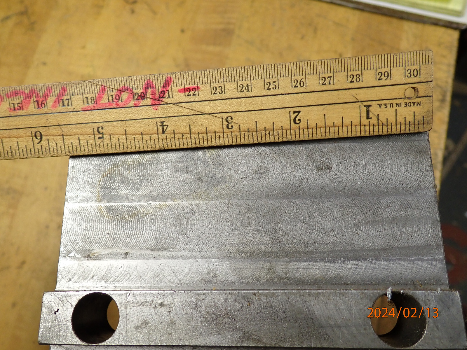 LOT A31 MACHINIST ANGLE PLATE WITH KEY WAY AND 1/2-13 HOLES POSSIBLE SUBURBAN