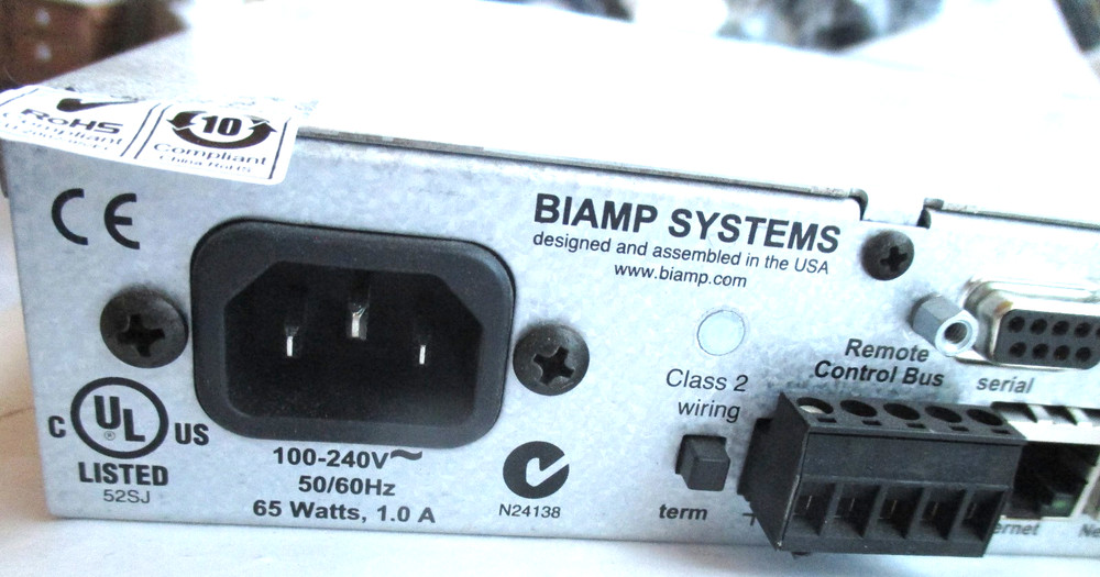 Biamp nexia CS Digital Audio / Conferencing Signal Processor. With Blocks