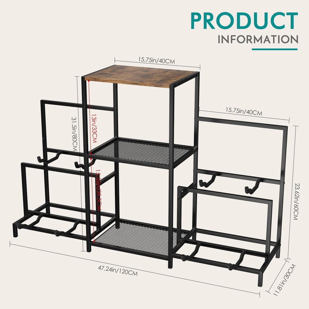 Guitar Rack Multi Guitar Stand for Multiple Guitars, Multiple Guitar Rack Hol...