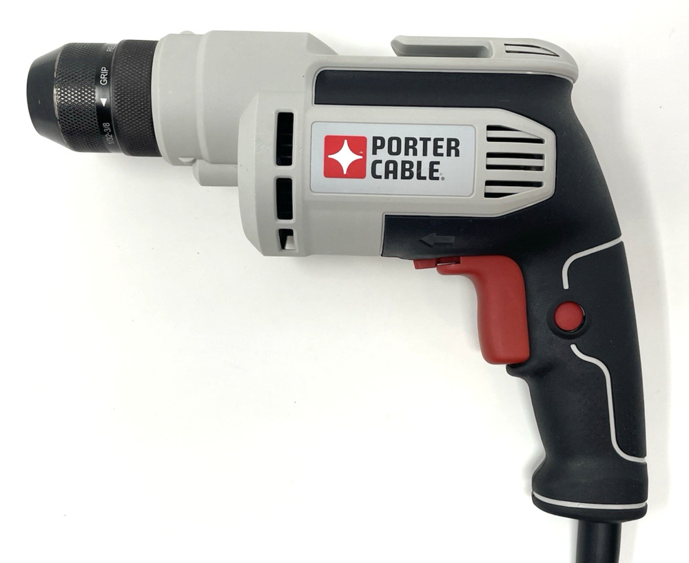 Porter Cable PC600D 6.5 Amp 3/8 Inch Corded Drill Variable Speed Trigger Clean!