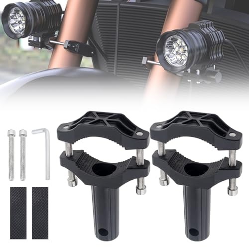 2pcs Front Fork Lamp Mount Brackets,Headlight Fog Light Auxiliary Mounting