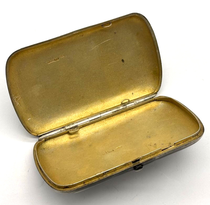 Russian Silver Niello Cigratte Case