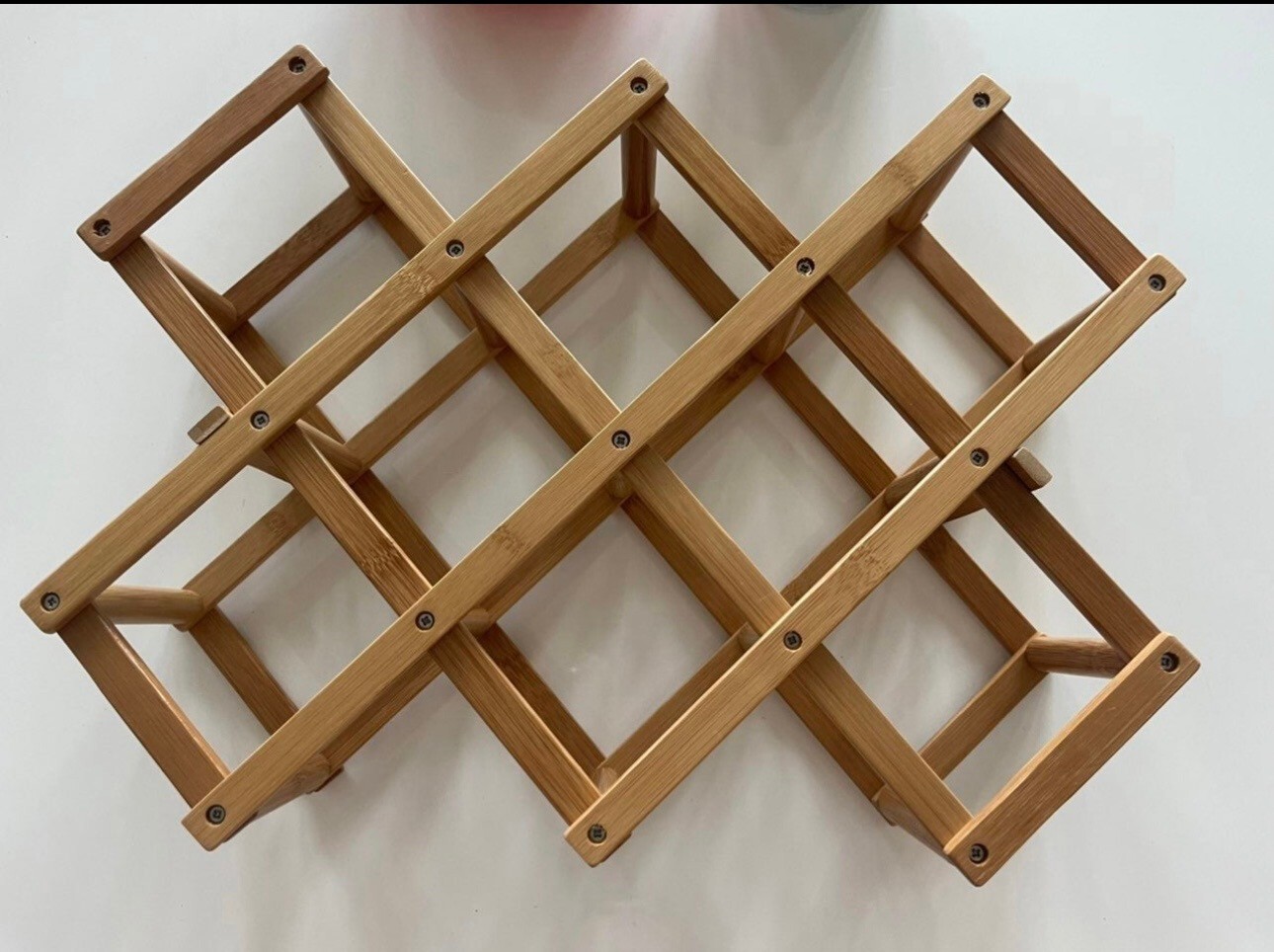 Bamboo Wine Rack, Wine Table Top Holder