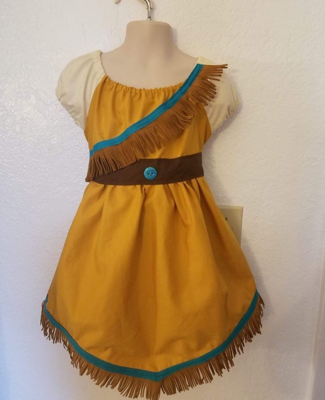 Handmade Disney Pocahontas dress (Made to Order) Sizes 6mo-3T Halloween