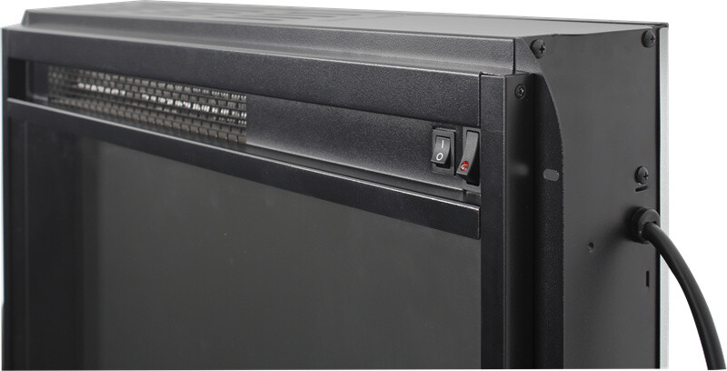 23" Electric Fireplace Insert Heater with Realistic Flame Overheating Protection