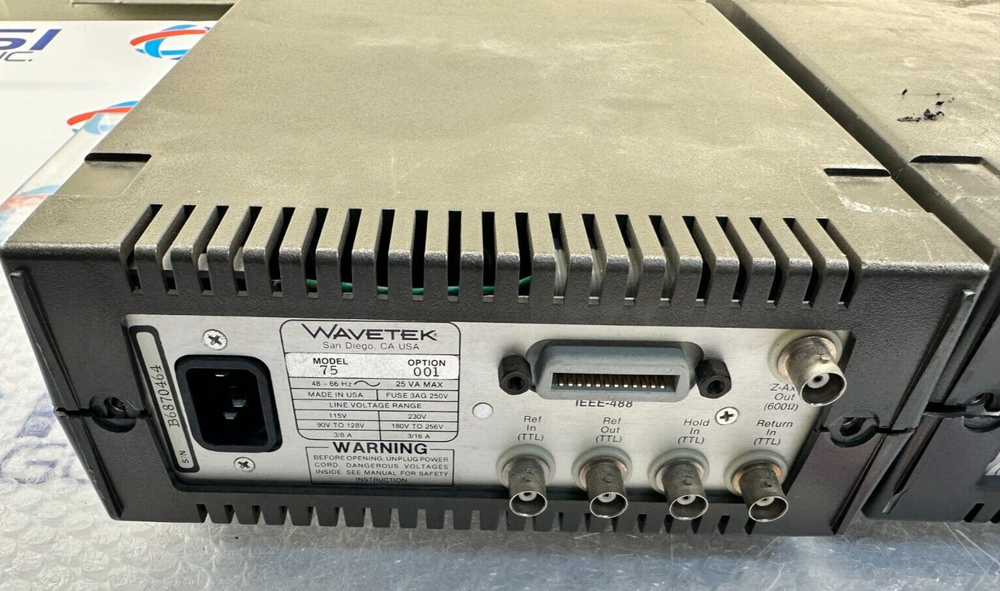 2PCS WAVETEK MODEL 75 ARBITRARY WAVEFORM GENERATOR