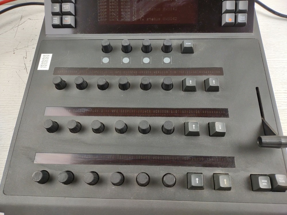 DAVINCI CONTROL PANEL BROADCAST EQUIPMENT --- NO POWER SUPPLY