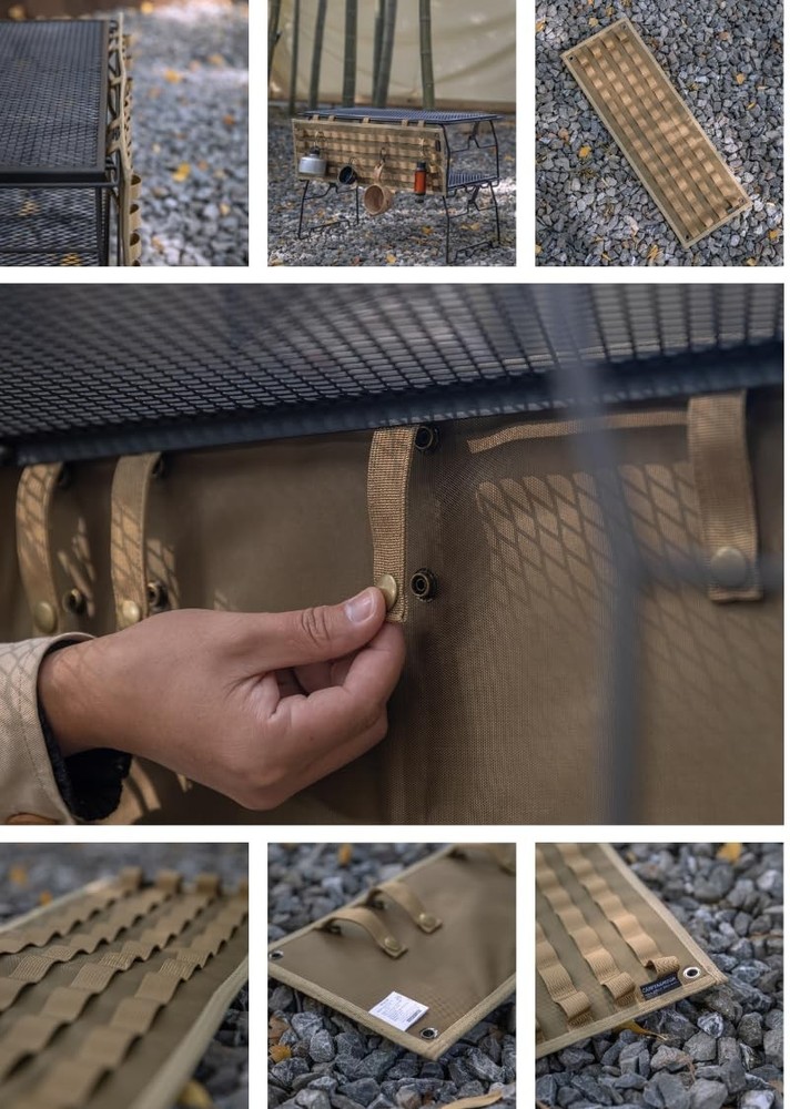 MOLLE Panel Sheet for Camp Table Field Rack Loop Tactical BG-589