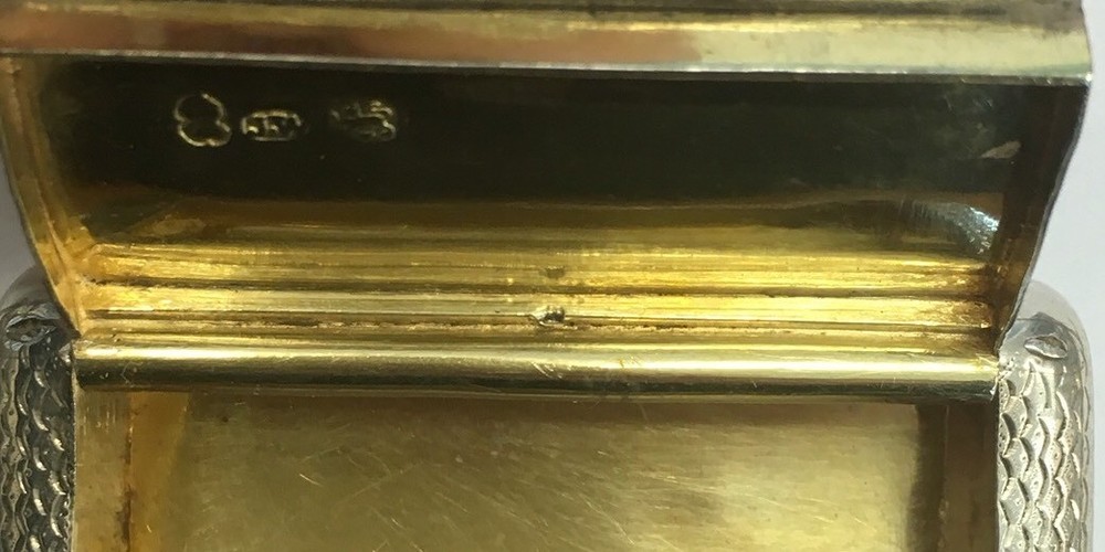 Fine Solid Silver Joseph Willmore Georgian Snuff Box 7cm X 3.5cm