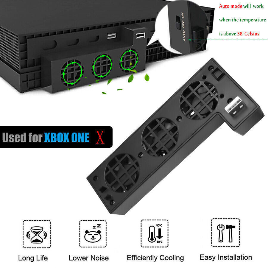 Main engine Rear temperature controlled fan For XBOX ONE X Console Accessories