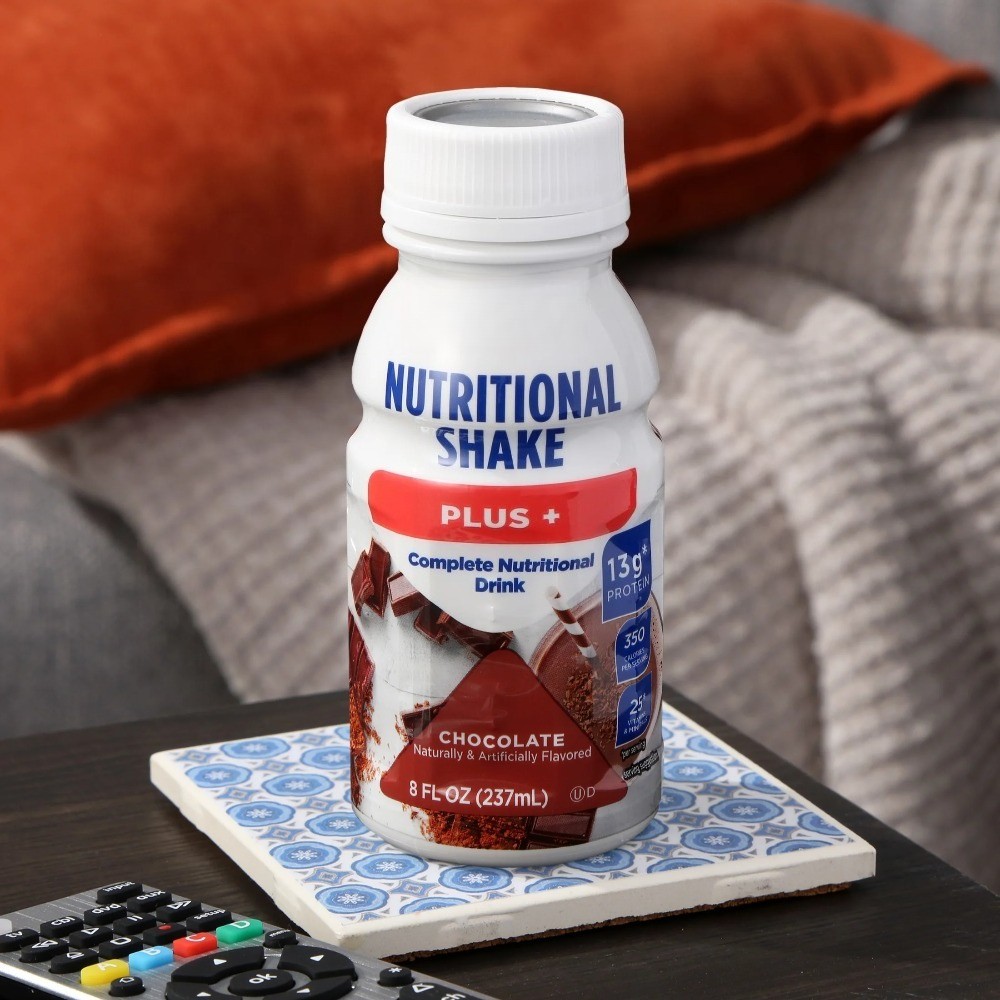Nutritional Shake Plus, Chocolate, 8 fl oz, 24 Count