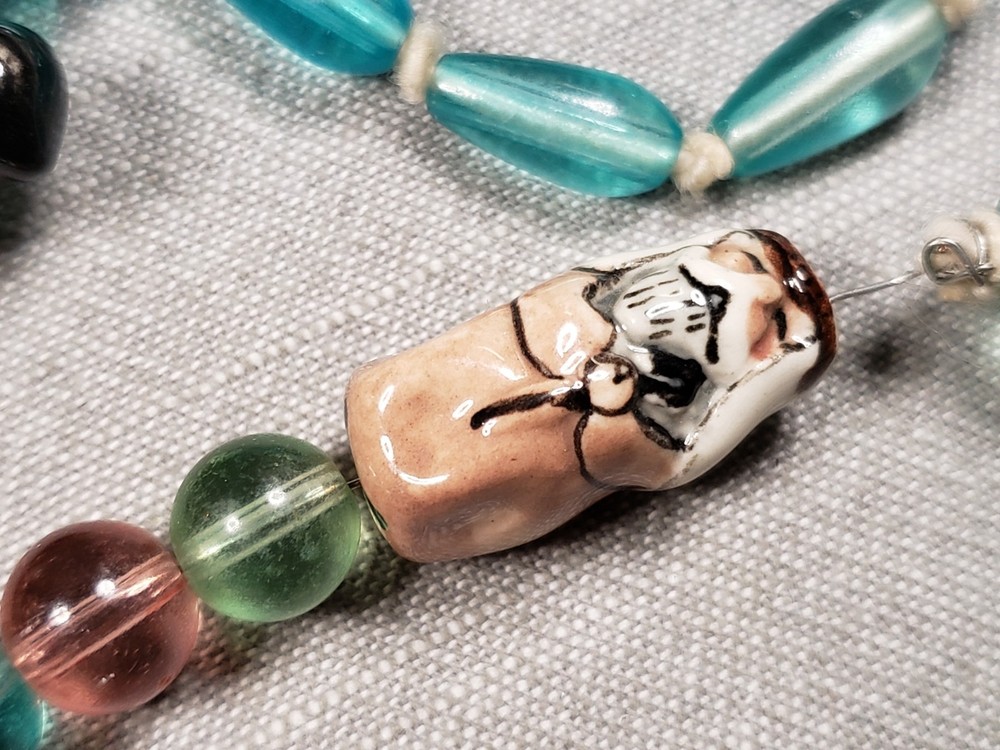 Beautiful Rosary Noah's Ark Ceramic Beads Prayer Religious Christian Gift C32