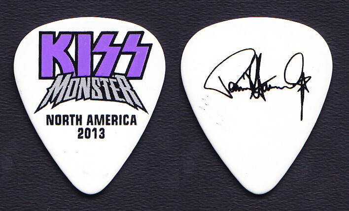 KISS Paul Stanley Signature White Guitar Pick - 2013 Monster North America Tour
