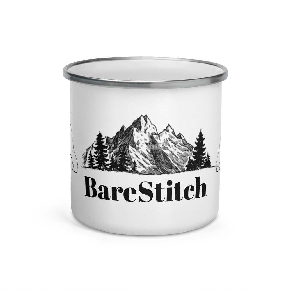 BareStitch Enamel Mug