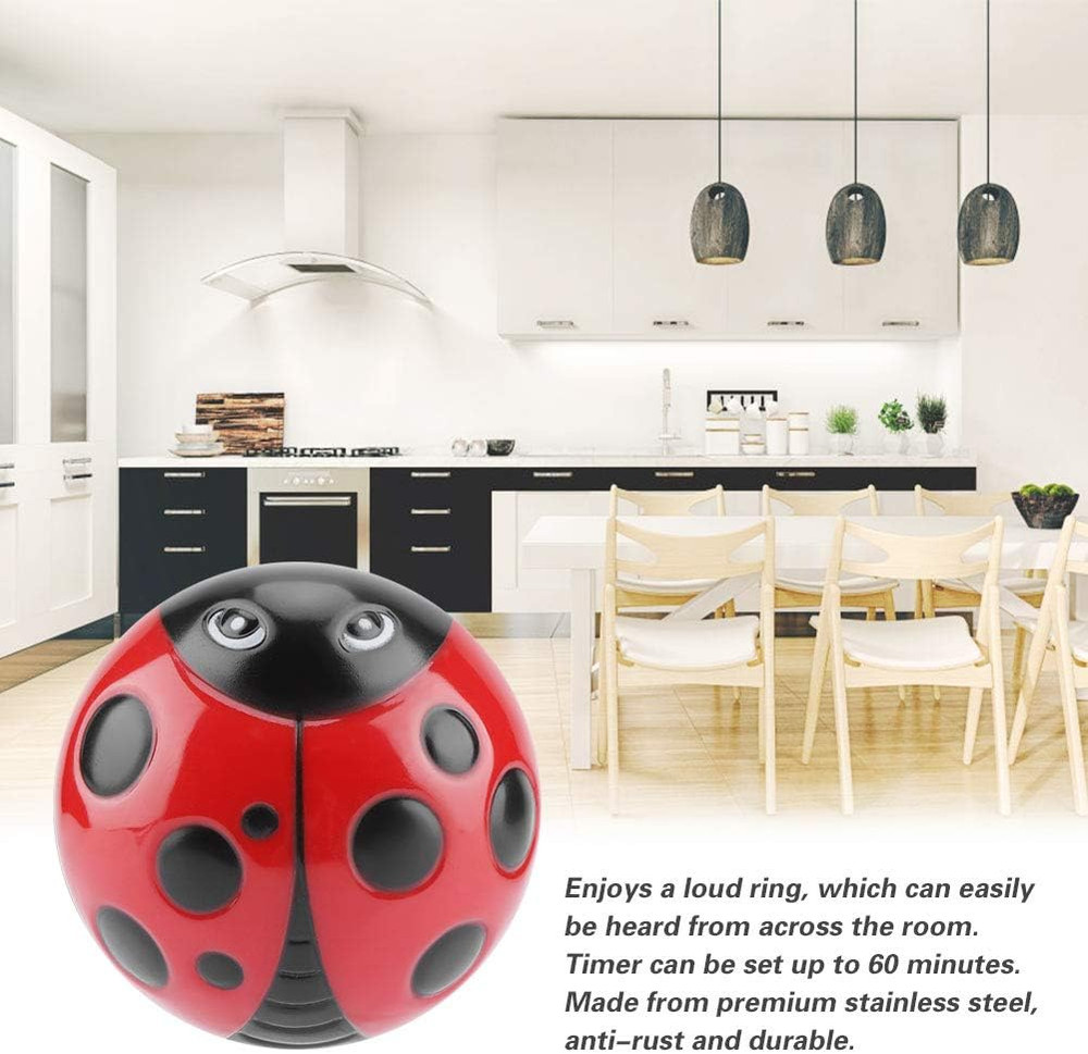 Cute Shape Kitchen Timer 60 Minutes Timer with Loud Ring Mechanical Wind-Up Time